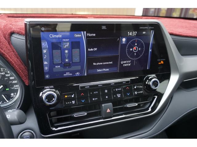 ハイランダー 　２１年モデル　当社新車並行販売車両　３．５Ｌ　Ｖ６　ムーンルーフ　デジタルインナーミラー　パワーバックドア　レザーシートシートヒーターベンチ　３列シート２０インチタイヤホイール（27枚目）