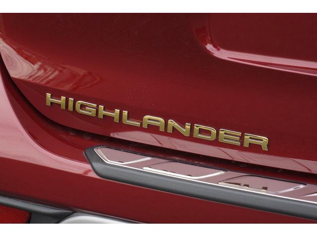 ハイランダー 　２１年モデル　当社新車並行販売車両　３．５Ｌ　Ｖ６　ムーンルーフ　デジタルインナーミラー　パワーバックドア　レザーシートシートヒーターベンチ　３列シート２０インチタイヤホイール（42枚目）
