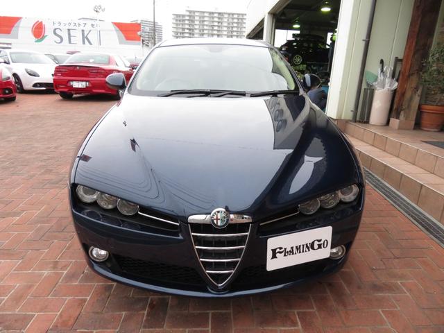 アルファ159 フレッチャロードII HDDナビ ETC ベージュ系革シート シートヒーター パワーシート 18インチアルミホイール(2枚目)