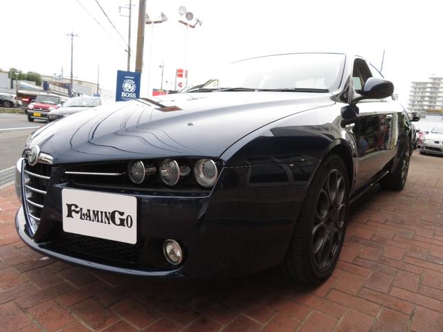 アルファ159 フレッチャロードII HDDナビ ETC ベージュ系革シート シートヒーター パワーシート 18インチアルミホイール(6枚目)