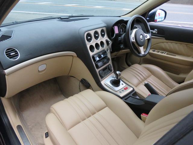 アルファ159 フレッチャロードII HDDナビ ETC ベージュ系革シート シートヒーター パワーシート 18インチアルミホイール(37枚目)