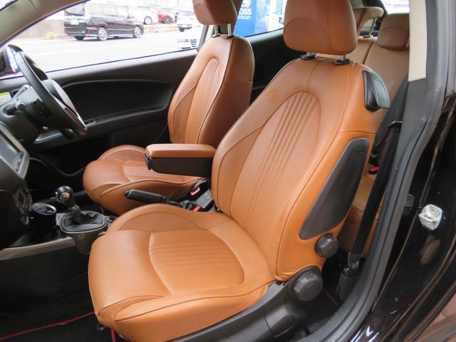 ミト コンペティツィオーネ　ナビフルセグバックカメラ　茶革シート　ＥＴＣ　パドルシフト　シートヒーター　純正１７インチアルミホイール（31枚目）