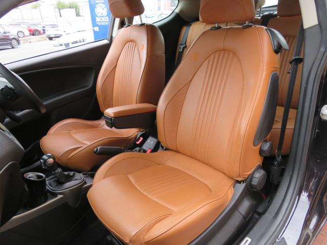 ミト コンペティツィオーネ　ナビフルセグバックカメラ　茶革シート　ＥＴＣ　パドルシフト　シートヒーター　純正１７インチアルミホイール（32枚目）