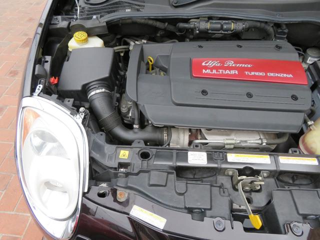 ミト コンペティツィオーネ　ナビフルセグバックカメラ　茶革シート　ＥＴＣ　パドルシフト　シートヒーター　純正１７インチアルミホイール（63枚目）