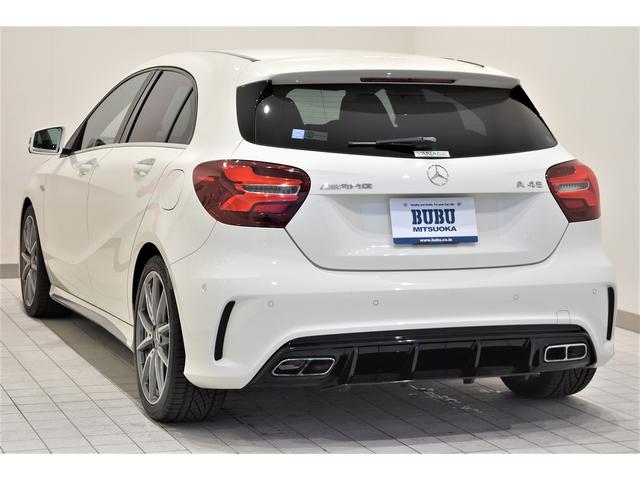 A45 4マチック RSP 純正ナビTV Bカメラ 黒革 Frシートヒーター ディストロニックプラス BSA パドルシフト LEDヘッドライト AMG19インチAW(7枚目)