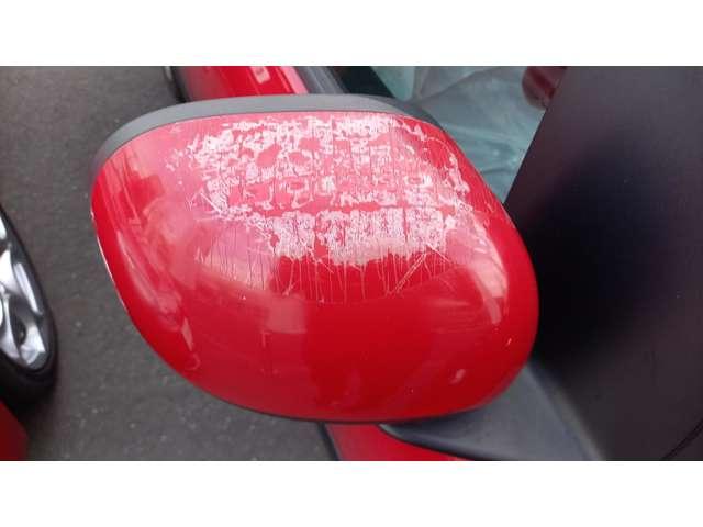 塗装剥がれの部分です