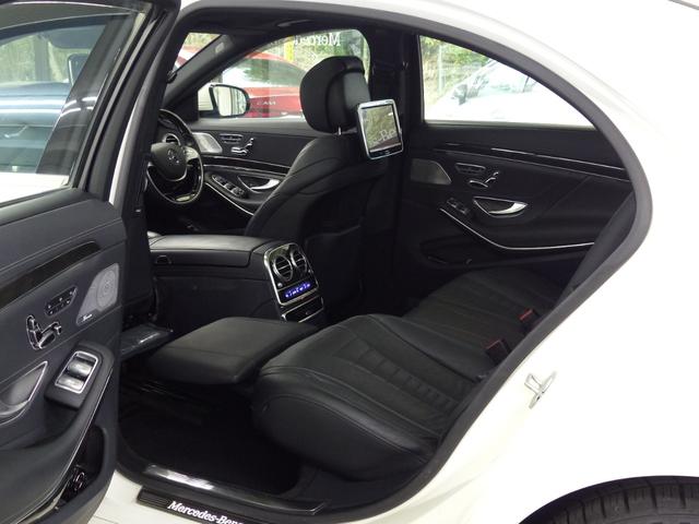 Sクラス S550ロング AMGスポーツ&ショーファー&RセーフティーP レーダーS 黒ナッパ革 パノラマSR HDDナビ地デジ360°カメラ リアエンタ Burmester Sヒーター&ベンチレーション&マッサージ機能 禁煙(61枚目)