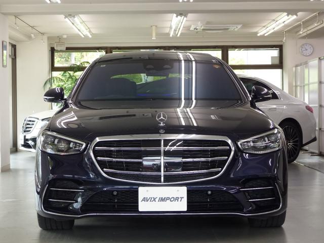 Sクラス S580 4マチック AMGライン 現行型AMGライン Rコンフォート&レザーEXCP 黒革SR MBUX 360°カメラ 3Dコックピット Rエンタ ARHUD Burmester Sヒーター&ベンチレーション&リラクゼーション 禁煙(3枚目)