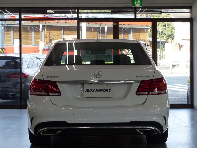 Eクラス E220ブルーテック アバンギャルド 後期最終型 AMGスポーツP RSP 黒革 HDDナビ地デジBカメラ 前後席シートヒーター LEDライト Pアシスト ハイビームアシスト ACC レーンキープ 分割可倒式シート ECOストップ 禁煙(4枚目)