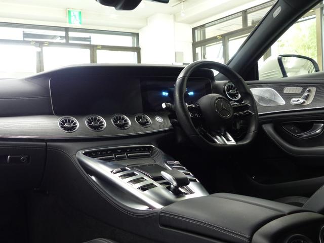 GT 4ドアクーペ 43 4マチック+ ライドコントロール+パッケージ ISG AMGライドコントロール+P 黒革 パノラマR MBUXナビ360度カメラ Meコネクト HUD Burmester Sヒーター 前席ベンチレーター&リラクゼーション GT53用21AW 禁煙(11枚目)
