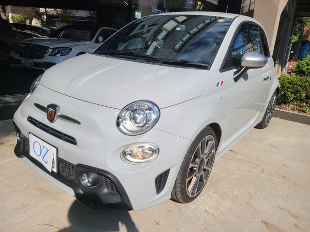 アバルト595 ツーリズモ 認定中古車 黒革シート ナビTVETCバックカメラ サイドバイザー スモークフィルム リヤコーナーセンサー USB 保証書 記録簿 取説(2枚目)