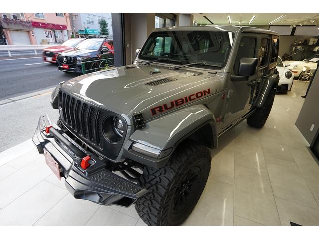 ジープ・ラングラーアンリミテッド ルビコン 4WD D車 JEPPESENコンプリ 電動サイドステップ フロントバンパー/リヤバンパー タクティカルエキゾーストマフラー(4枚目)