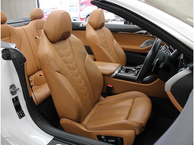8シリーズ M850i xDriveカブリオレ 黒幌 茶革 シートヒータ- ベンチレーション Bowers&Wilkins Dアシストプロ ACC HUD PDC ナビ TV 360°カメラ BMWレーザーライト 純正20インチAW(8枚目)