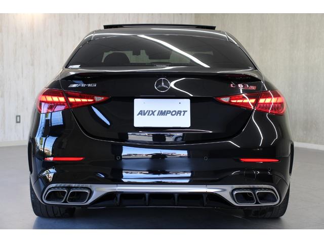 Cクラス C63 S E パフォーマンス AMGパフォ-マンスPKG パノラマSR 黒革 ベンチレーション ARナビ TV 360°カメラ HUD PTS Burmester パワートランク AMG20AW 新車保証継承 1オ-ナ-(4枚目)