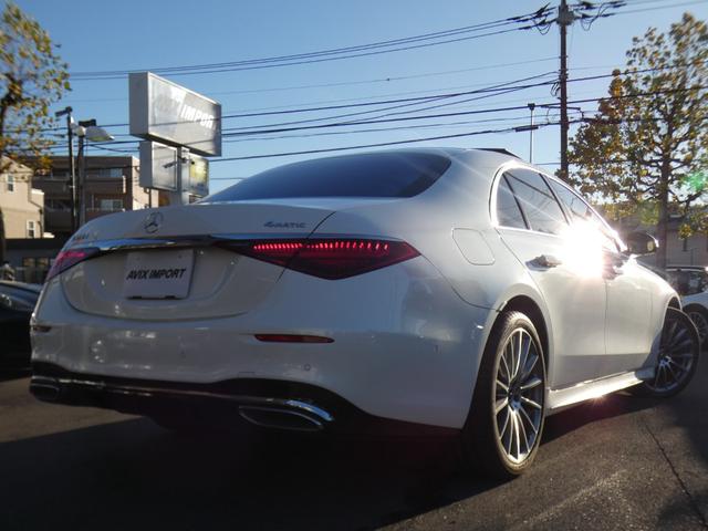 Sクラス S400d 4マチック AMGライン 1オ-ナ- レザーエクスクル-シブ&ベーシックPKG ベ-ジュ革 ARヘッドアップ 3DコックピットパノラマSR シ-トヒ-ターベンチレ-ション 3Dブルメスタ- DIGITALヘッドライト 20AW(2枚目)