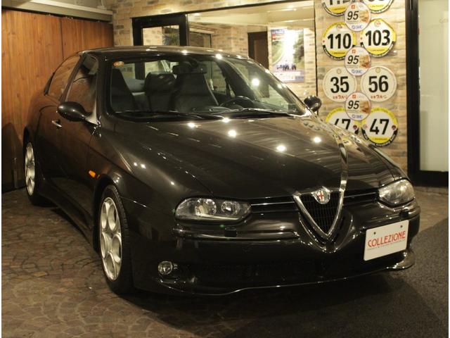 アルファ１５６ ＧＴＡ　３．２　Ｖ６　２４Ｖ　ディーラー車　左ハンドル　６速ＭＴ車　イモラナチュラルレザーシート　純正１７ＡＷ　１ＤＩＮナビ・ＴＶバックカメラ　フルオリジナル（5枚目）