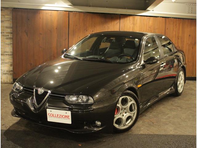 アルファ１５６ ＧＴＡ　３．２　Ｖ６　２４Ｖ　ディーラー車　左ハンドル　６速ＭＴ車　イモラナチュラルレザーシート　純正１７ＡＷ　１ＤＩＮナビ・ＴＶバックカメラ　フルオリジナル（6枚目）