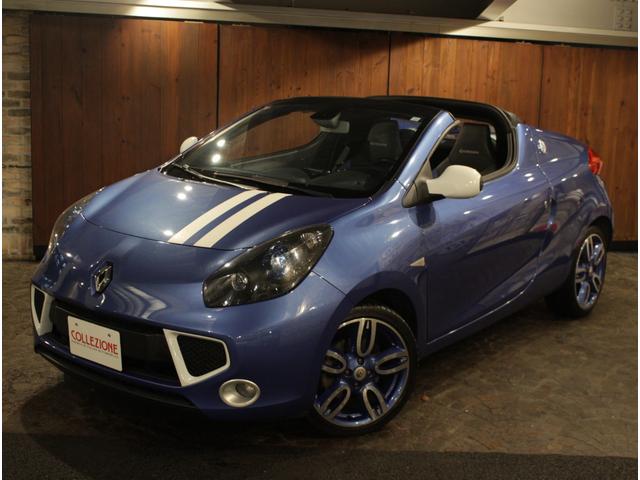 ウインド ゴルディーニ　ディーラー車　左ハンドル　５速ＭＴ車　ブルー×ブラックレザーシー　純正１７ＡＷ　電動トップ（5枚目）
