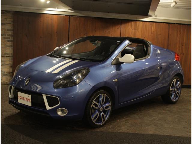 ウインド ゴルディーニ　ディーラー車　左ハンドル　５速ＭＴ車　ブルー×ブラックレザーシー　純正１７ＡＷ　電動トップ（6枚目）