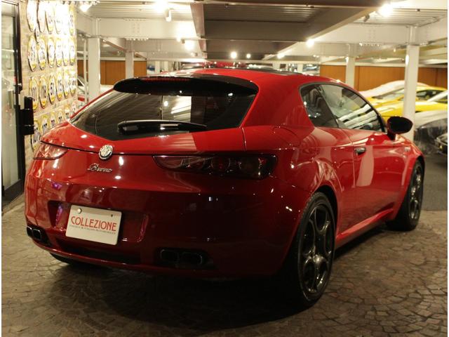 アルファブレラ 2.2 JTS セレスピード ディーラー車 右ハンドル 6速セミAT車 ブラック×グレーレザーシート 純正18AW(2枚目)