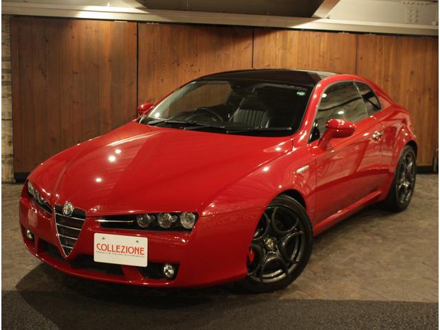 アルファブレラ 2.2 JTS セレスピード ディーラー車 右ハンドル 6速セミAT車 ブラック×グレーレザーシート 純正18AW(5枚目)