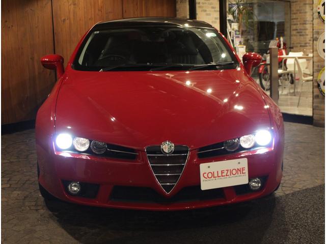 アルファブレラ 2.2 JTS セレスピード ディーラー車 右ハンドル 6速セミAT車 ブラック×グレーレザーシート 純正18AW(6枚目)