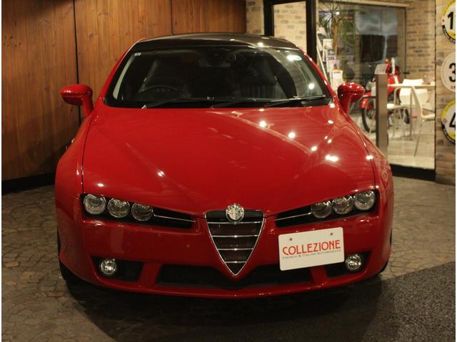 アルファブレラ 2.2 JTS セレスピード ディーラー車 右ハンドル 6速セミAT車 ブラック×グレーレザーシート 純正18AW(7枚目)