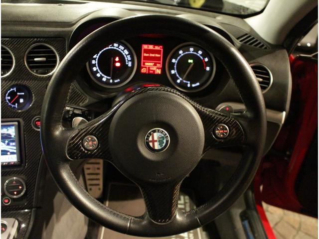 アルファブレラ 2.2 JTS セレスピード ディーラー車 右ハンドル 6速セミAT車 ブラック×グレーレザーシート 純正18AW(11枚目)