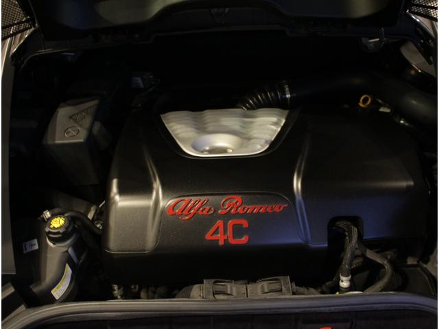 4C コンペティツィオーネ ディーラー車 左ハンドル 6速AT車 レザー&アルカンタラシート 純正18ー19AW 専用フロントバンパー カーボンルーフパネル&リアスポイラー シリアルナンバー付 25台限定車(30枚目)