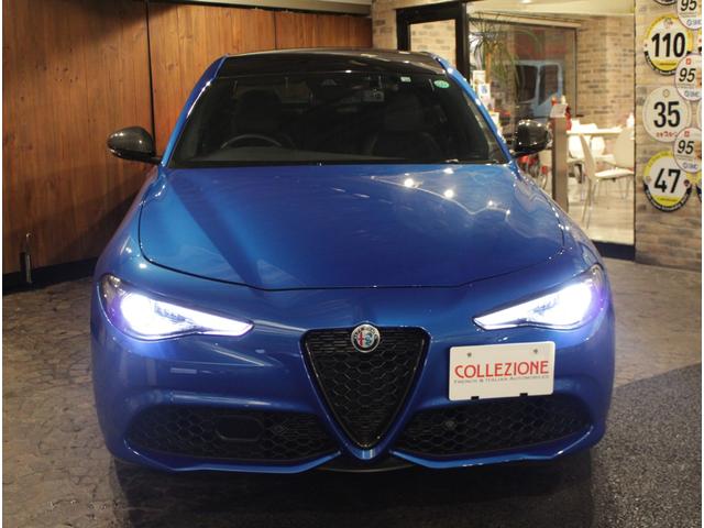 ジュリア エディツィオーネ エストレマ ディーラー車 右ハンドル 7速AT車 アルカンタラスポーツレザーシート 純正19AW ブラックキャリパー サンルーフ カーボンパネル カーボングリル&ドアミラー アクティブサスペンション 純正TV(2枚目)