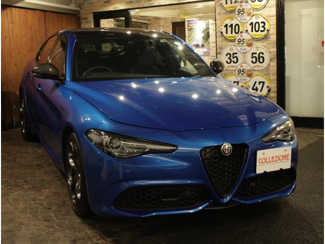 ジュリア エディツィオーネ エストレマ ディーラー車 右ハンドル 7速AT車 アルカンタラスポーツレザーシート 純正19AW ブラックキャリパー サンルーフ カーボンパネル カーボングリル&ドアミラー アクティブサスペンション 純正TV(4枚目)