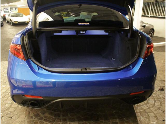 ジュリア エディツィオーネ エストレマ ディーラー車 右ハンドル 7速AT車 アルカンタラスポーツレザーシート 純正19AW ブラックキャリパー サンルーフ カーボンパネル カーボングリル&ドアミラー アクティブサスペンション 純正TV(30枚目)