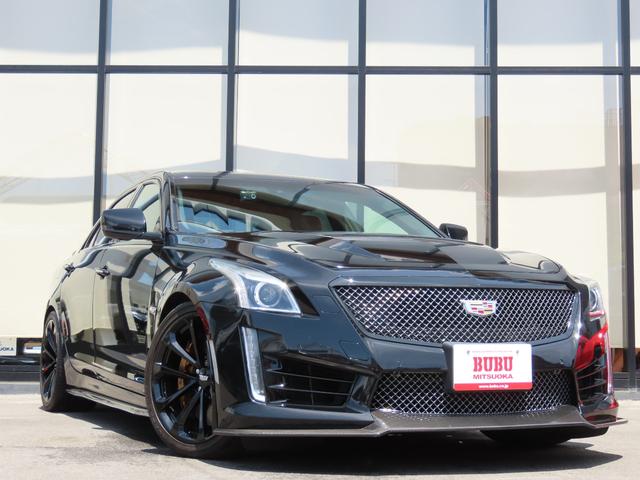 キャデラックＣＴＳ－Ｖ スペック－Ｂ　カーボンエアロパーツ　レカロパフォーマンスシート　サンルーフ　フロントサイドバックカメラ　前後ドラレコ　ＥＴＣ　フルセグ　ＢＯＳＥサウンド　シートヒーター　ステアリングヒーター　ハーフレザーシート（9枚目）