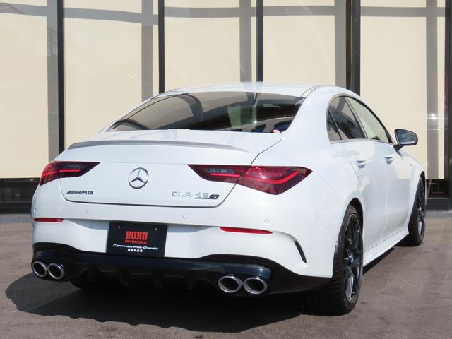 ＣＬＡクラス ＣＬＡ４５　Ｓ　４マチック＋　ワンオーナー　レザーシート　シートヒーター　ナビ　フルセグ　Ｂｌｕｅｔｏｏｔｈ　ＵＳＢ　ＥＴＣ２．０　３６０°カメラ　シートヒーター　オートライト　レーンキープアシスト　ブラインドスポットモニター（4枚目）