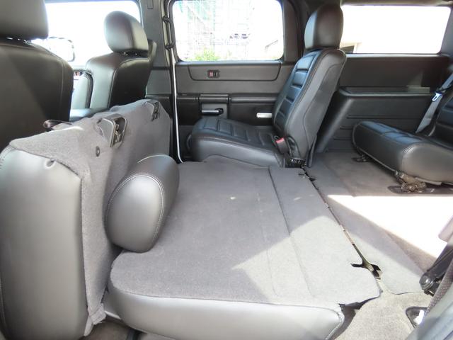 ハマーＨ２ タイプＧ　正規ディーラー車　３列シート　左ハンドル　バックカメラ　ＥＴＣ　レザーシート　サンルーフ　オートライト　オートエアコン　シートヒーター　電動シート　社外ＳＤナビ　フルセグ　ＥＴＣ　Ｂｌｕｅｔｏｏｔｈ（21枚目）