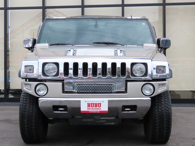 ハマーＨ２ タイプＧ　ディーラー車　左ハンドル　ＥＴＣ　バックカメラ　ドライブレコーダー　社外メモリーナビ　フルセグ　後席モニター　　Ｂｌｕｅｔｏｏｔｈ　レザーシート　電動シート　シートヒーター　社外マフラー　サンルーフ（2枚目）