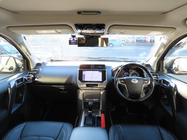 ランドクルーザープラド TX ELFORDサウンドチャンバーパイプ WALDフロントスポイラー リアスカートオーバーフェンダー フロントグリル アルパインビッグX リフトアップスピーカー サンルーフ ACC バックカメラ(6枚目)