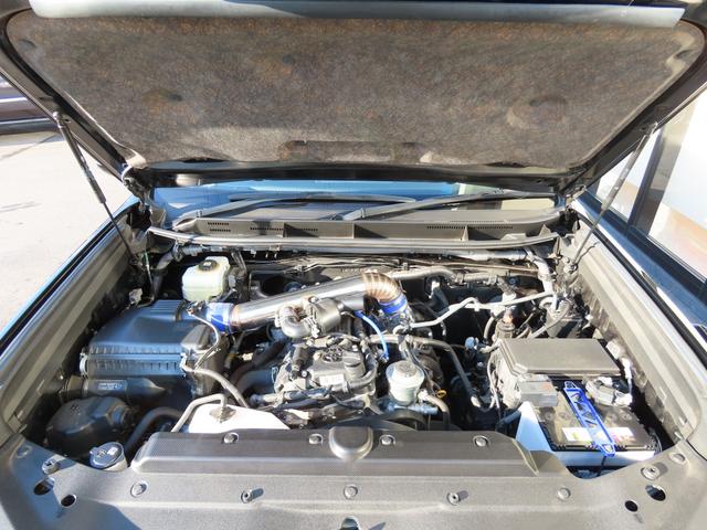 ランドクルーザープラド TX ELFORDサウンドチャンバーパイプ WALDフロントスポイラー リアスカートオーバーフェンダー フロントグリル アルパインビッグX リフトアップスピーカー サンルーフ ACC バックカメラ(21枚目)