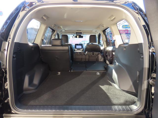 ランドクルーザープラド TX ELFORDサウンドチャンバーパイプ WALDフロントスポイラー リアスカートオーバーフェンダー フロントグリル アルパインビッグX リフトアップスピーカー サンルーフ ACC バックカメラ(26枚目)