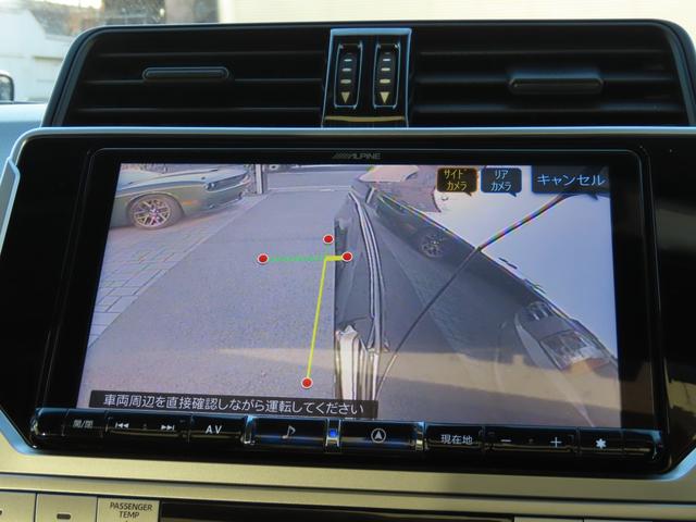 ランドクルーザープラド TX ELFORDサウンドチャンバーパイプ WALDフロントスポイラー リアスカートオーバーフェンダー フロントグリル アルパインビッグX リフトアップスピーカー サンルーフ ACC バックカメラ(39枚目)