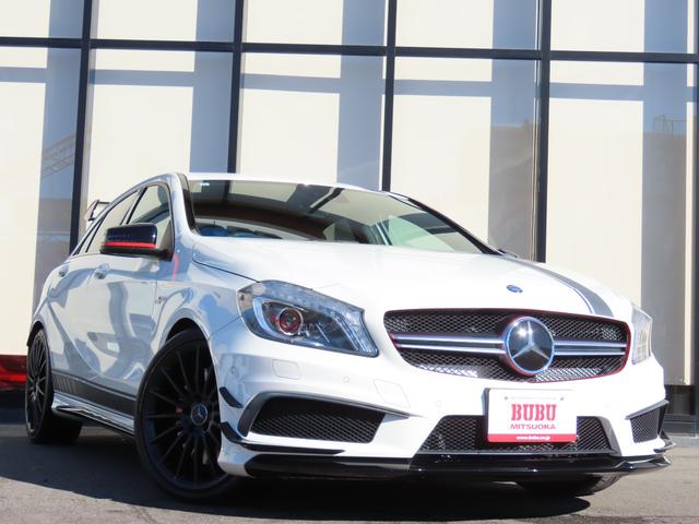 Aクラス A45 4マチック エディション1 専用エアロパーツ AMGスポーツストライプ専用デカール AMGパフォーマンスシート ETC2.0 バックカメラ 電動シート Bluetooth CD DVD シートヒーター 横滑り防止 パドルシフト(9枚目)