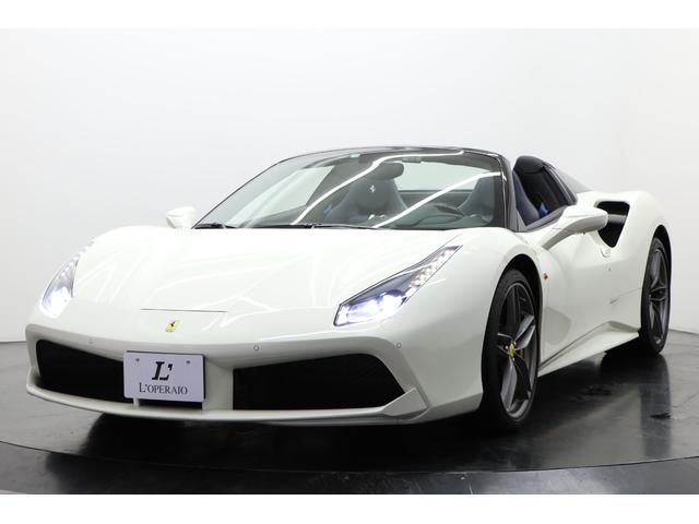 ４８８スパイダー ベースグレード　ＯＰ６００　正規Ｄ車　２トーンボディ　フロントリフト　カーボンエアダクト　カーボンサイドエアスプリッター　カーボンＬＥＤステア　カーボンセンターブリッジ　カーボンダッシュインサート（17枚目）