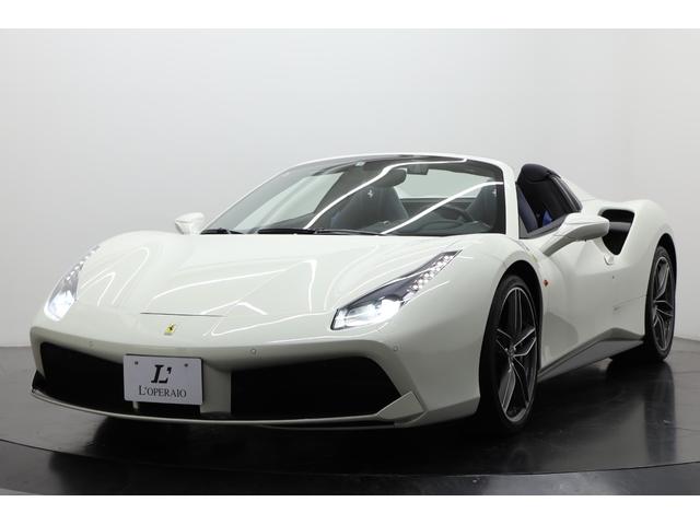 ４８８スパイダー ベースグレード　正規Ｄ車　左Ｈ　紺革　２０インチ鍛造アルミ　ブルーキャリパー　フロントリフト　七宝焼　ＡＦＳキセノン　デイトナフル電動シート　カーボンステアリング／センターブリッジ　ホワイトレブバックカメラ（24枚目）