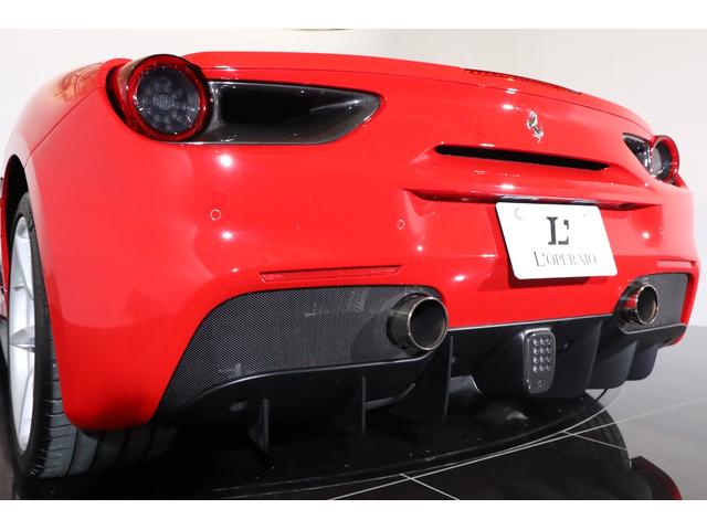 488スパイダー ベースグレード 左H 1オーナー 黒革 純正20インチアルミ フロントリフト レッドキャルパー キセノン カーボンステアリング/センターブリッジ/ドアパネル 七宝焼 純正HDDナビ バックカメラ 前後パークセンサー(36枚目)