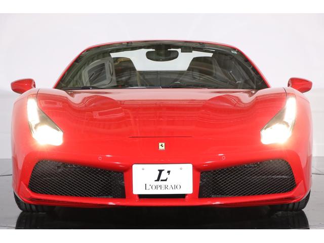 488スパイダー ベースグレード 左H 1オーナー 黒革 純正20インチアルミ フロントリフト レッドキャルパー キセノン カーボンステアリング/センターブリッジ/ドアパネル 七宝焼 純正HDDナビ バックカメラ 前後パークセンサー(43枚目)
