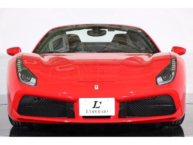 488スパイダー ベースグレード 左H 1オーナー 黒革 純正20インチアルミ フロントリフト レッドキャルパー キセノン カーボンステアリング/センターブリッジ/ドアパネル 七宝焼 純正HDDナビ バックカメラ 前後パークセンサー(44枚目)