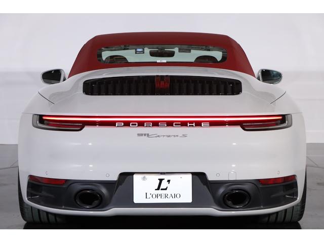 911 911カレラS カブリオレ ボディフルプロテクション施工 20/20インチRSスパイダーホイール スポーツクロノPKGスポ―ツエキゾースト PASM  レッドキャリパー LEDヘッドライト シートヒーター PCMナビ(42枚目)