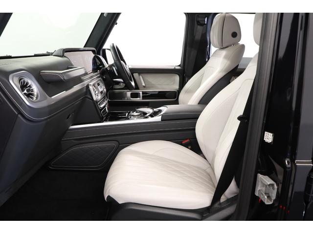 Ｇクラス Ｇ４００ｄ　ＡＭＧライン　白革　純正２０インチアルミ　アダプティブサス　サンルーフ　ダイヤモンドステッチ　マッサージ機能　ベンチレーター　イオナイザー　ＬＥＤヘッドライト　ブルメスター　純正ＨＤＤナビ　全周囲カメラ　地デジ（10枚目）