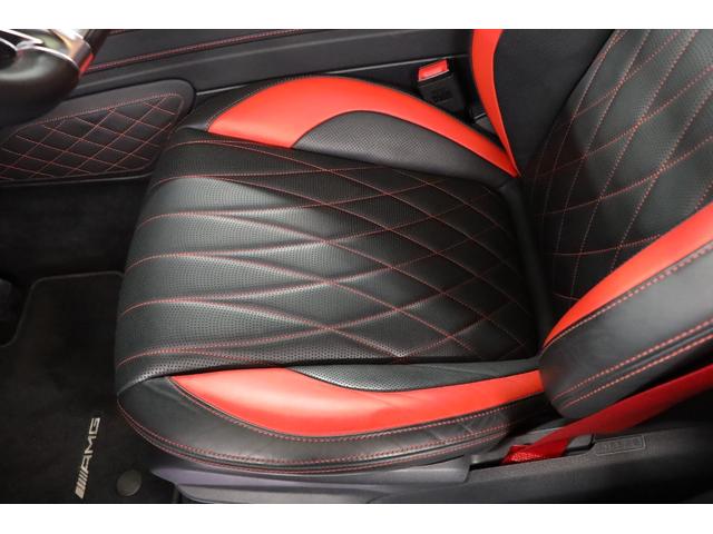 Ｇクラス Ｇ６３　ＡＭＧレザーエクスクルーシブパッケージ　エディション１　左Ｈ　黒／赤革　ＡＭＧ世田谷特注　２２インチ鍛造ＡＷ　スモークＬＥＤライト　サンルーフ　レッドカーボントリム　ダイヤモンドステッチ　マッサージ機能　ベンチレーター　ブルメスター（6枚目）