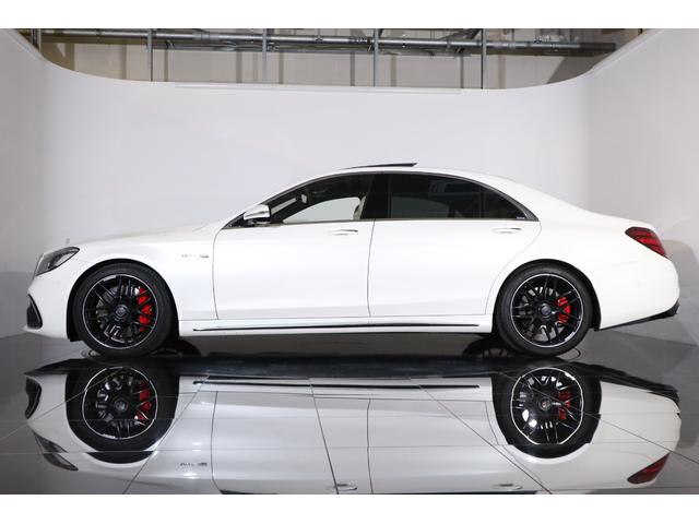 Sクラス S63 4マチック+ロング 後期モデル 有償色 白革 ショーファーPKG 20インチ鍛造アルミ パノラマルーフ LEDヘッドライト マッサージ機能 ベンチレーター ブルメスター リアエンタメ 純正HDDナビ 全周囲カメラ 地デジ(20枚目)